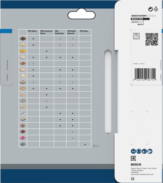 Produktbild Bosch Professional Zubehör PRO Steel cordless Kreissägeblatt, 160 x 1,6 x 20 mm
