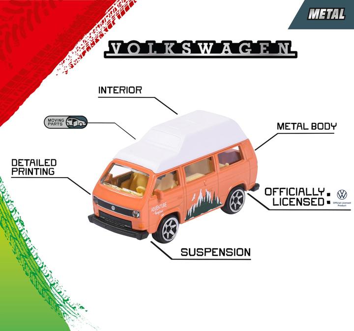 Productafbeelding Majorette Volkswagen Premium Cars, 6-sort.