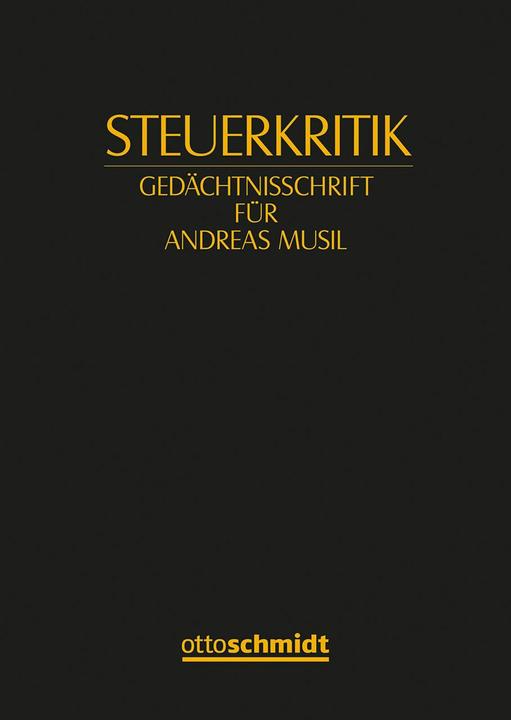 Steuerkritik (Deutsch, Christian Waldhoff, Thomas Stapperfend, Markus Heintzen, Andreas Richter, 2024)