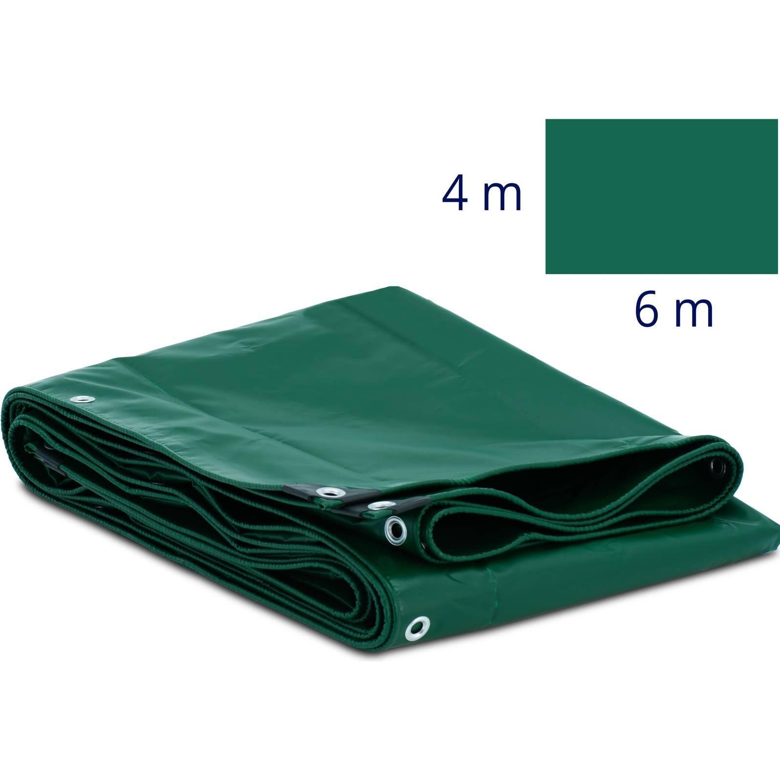 Wiesenfield, Abdeckplane, Abdeckplane mit Ösen Anhängerplane Allzweckplane 600 x 400 cm PVC 650 g/m² (600 x 400 cm)