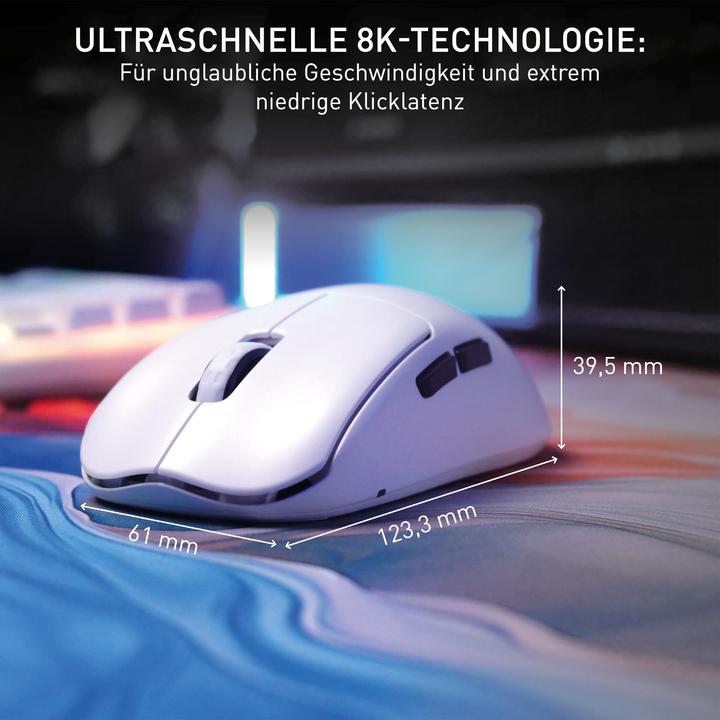 Actual product image CHERRY xtrfy M68 Pro Wireless, White (Wireless)