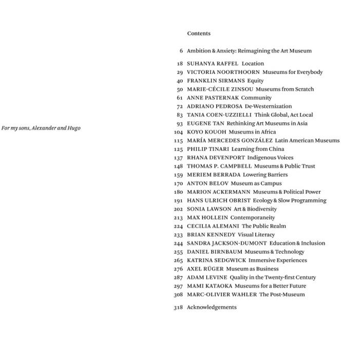 Thumbnail - András Szántó. The Future of the Museum, Sachbücher von Neil Holt
