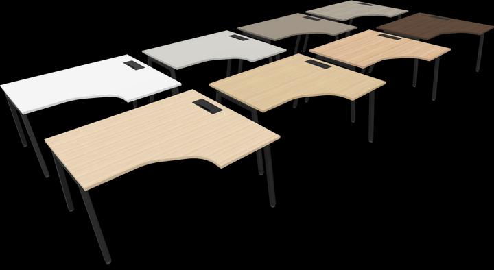 Actual product image Narbutas Nova A corner desk right (1400 x 1200 x 740 mm)