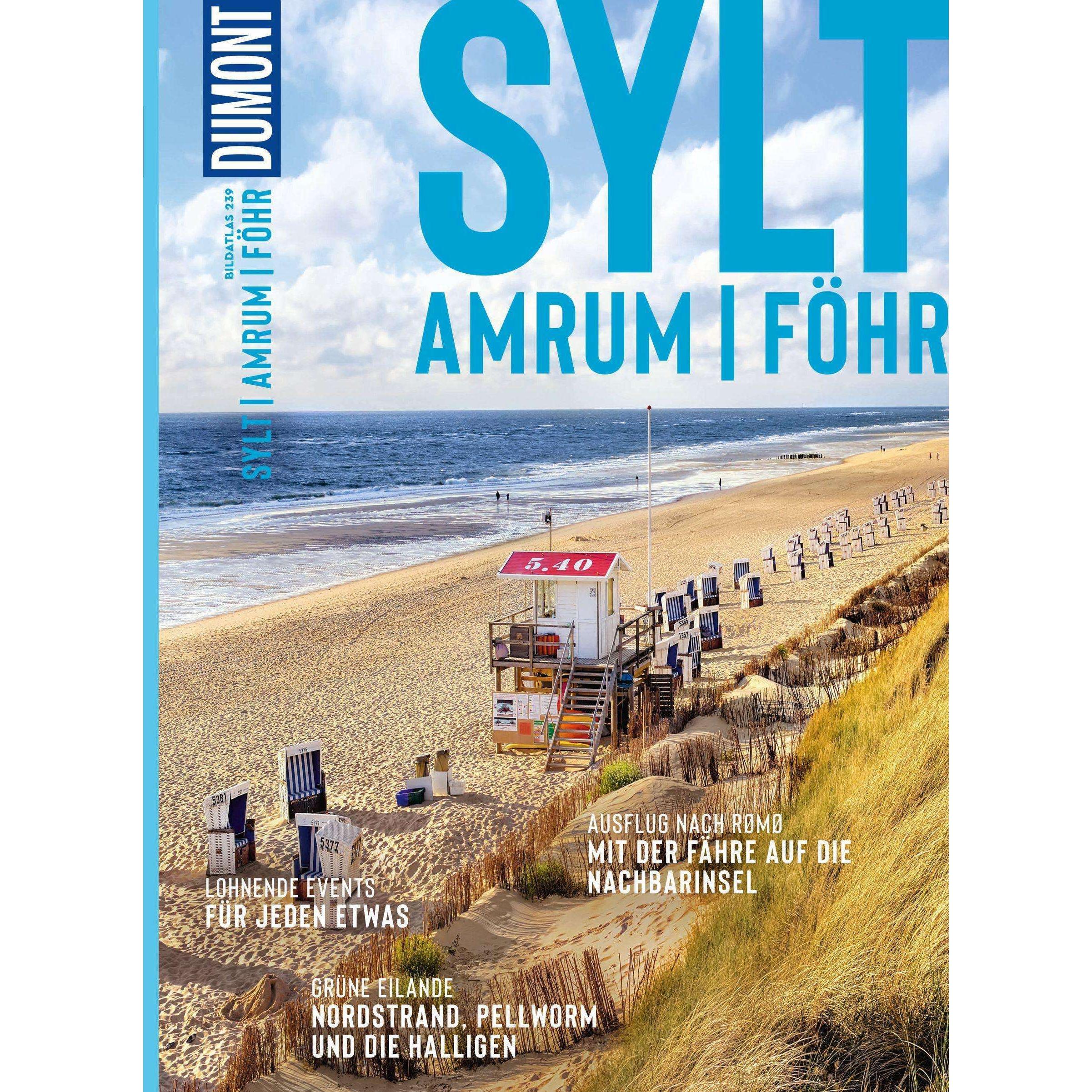 Bildatlas Sylt, Amrum, Föhr, Landkarte