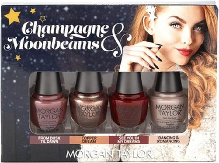 Produktbild Morgan Taylor CHAMPAGNE & MOONBEAMS LOTE 4 pz (Farblack)