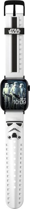 Actual product image Moby Fox Star Wars - Apple Watch Armband 38/40/41/42/44/45/49 mm (Stormtrooper 3D) (Silicone)