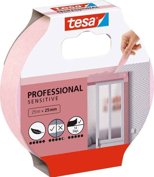 Actual product image tesa Painter's masking tape SENSITIVE, painter's tape for sensitive surfaces (25 mm)