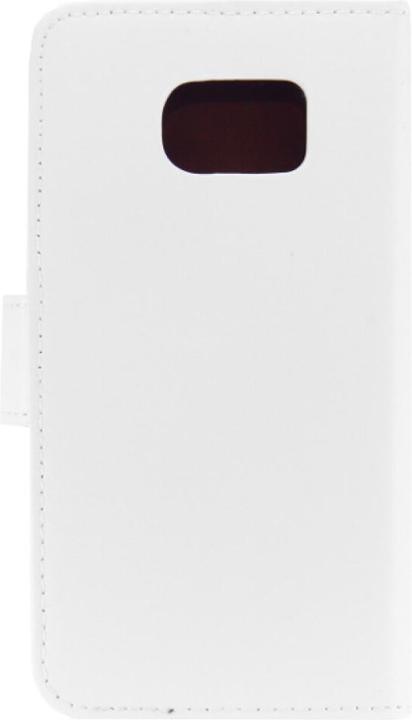 Image du produit OEM Étui portefeuille en cuir fin pour Galaxy S6 Edge - Blanc (Samsung Galaxy S6 Edge)