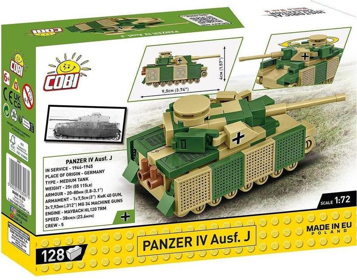 Image du produit Cobi H.C. WWII Panzer IV Ausf.J 1:72