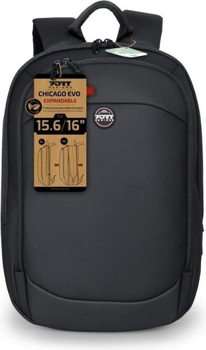 Productafbeelding Port Designs Chicago Evo Laptop Rugzak 15.6/16p Uitbreidbaar (6 l)