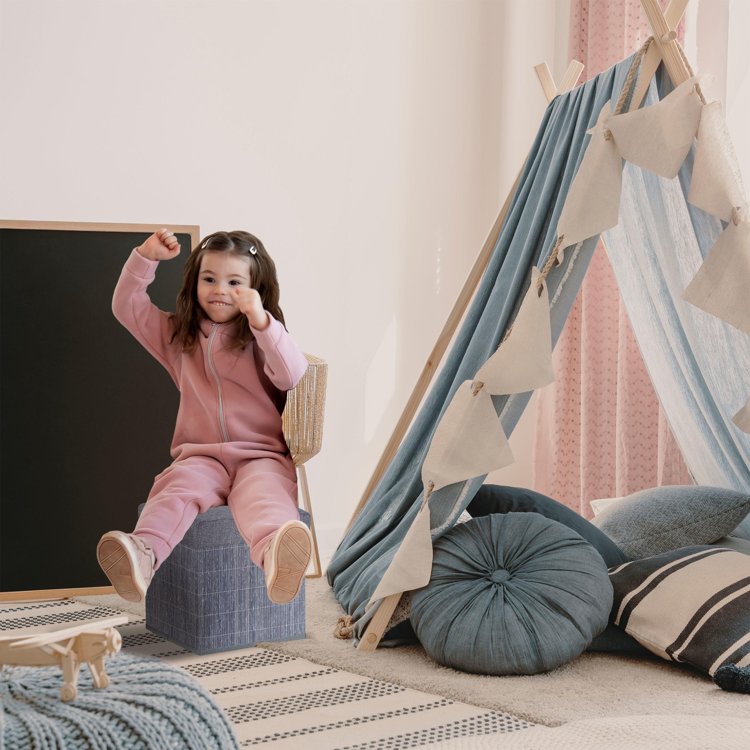 Thumbnail - Relaxdays, Hocker + Pouf, Sitzhocker