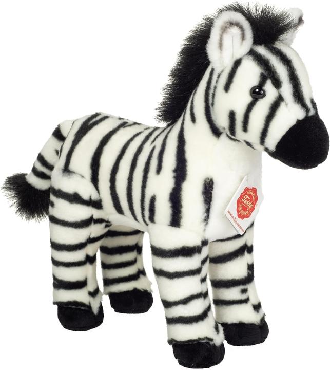 Actual product image Teddy Hermann 904823 - Zebra, cuddly toy, 25 cm (25 cm)