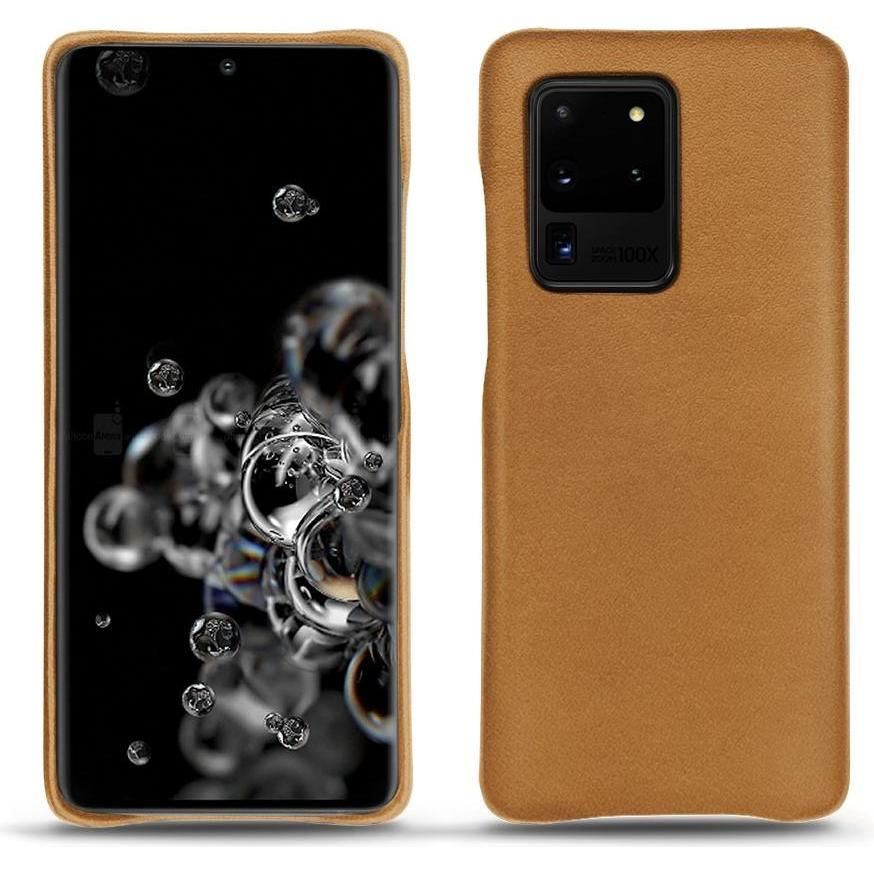 Noreve Lederschutzhülle (Samsung Galaxy S20 Ultra 5G), Smartphone Hülle, Braun