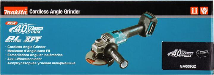Actual product image Makita 40V 125mm cordless angle grinder GA008GZ (125 mm)