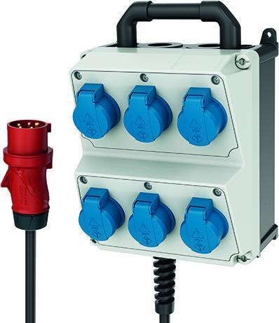 Produktbild Mennekes MEN 920032 Steckdosen-Kombination AMAXX (6x)