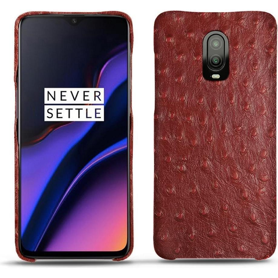 Thumbnail - Noreve Lederschutzhülle (OnePlus 6T), Smartphone Hülle, Rot