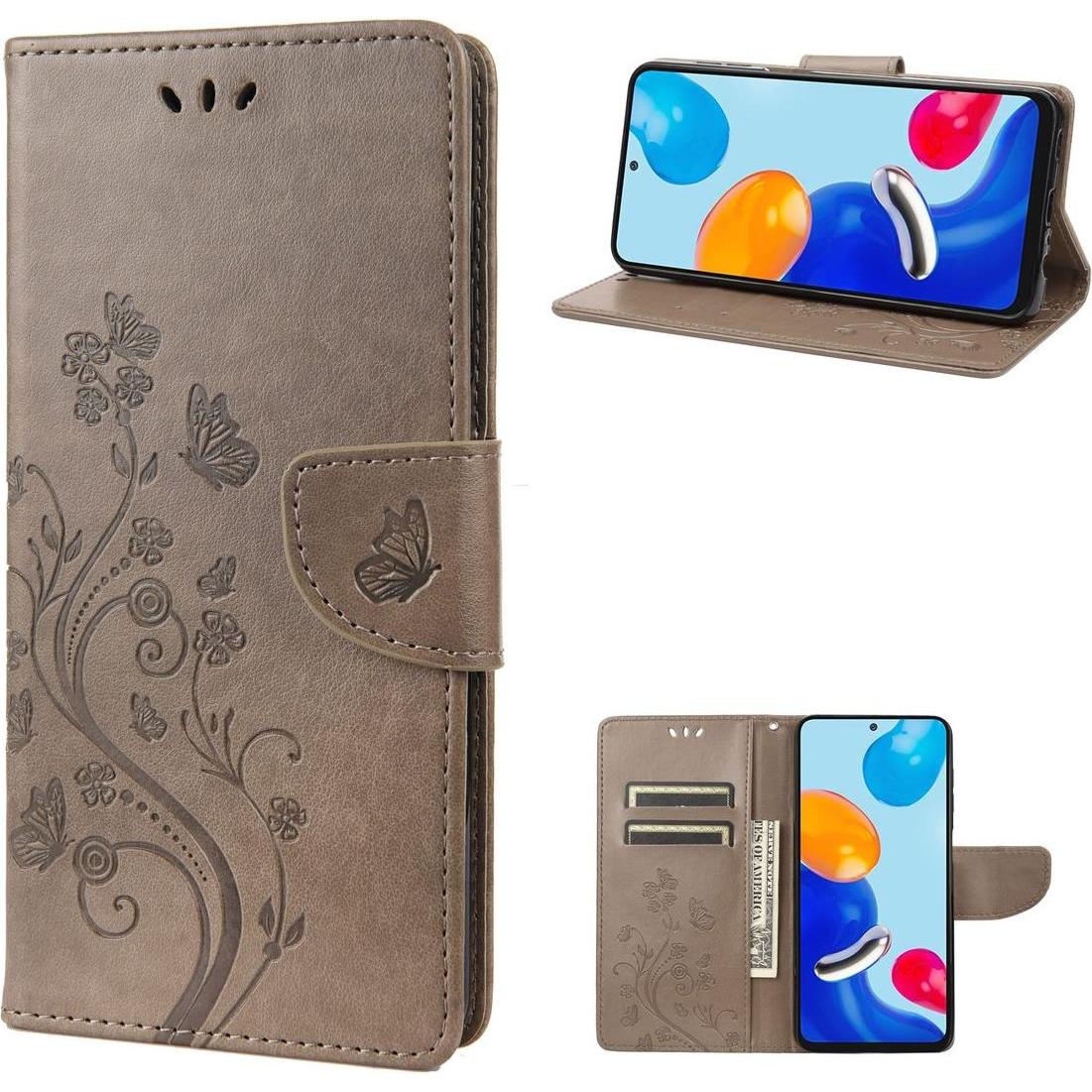 König Design Hülle Handy Schutz für Xiaomi Redmi Note 11 Case Cover Tasche Etui Bumper Wallet (Xiaomi Redmi Note 11, Opp...