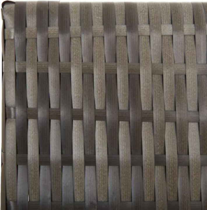 Produktbild VidaXL Paravent 3-tlg. Grau Poly Rattan,Farbe: Grau,Material: Poly