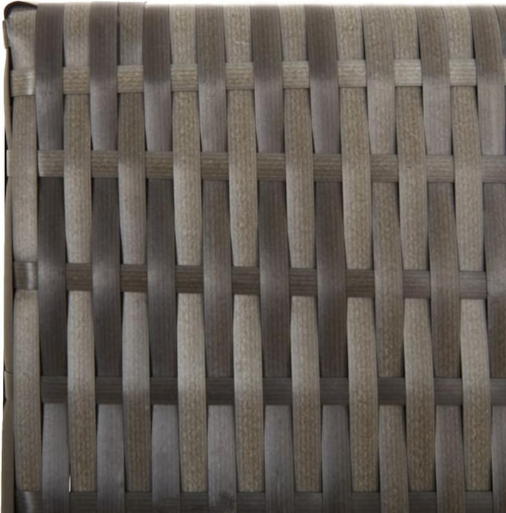 Actual product image VidaXL Screen 3-piece grey poly rattan,Colour: Grey,Material: Poly