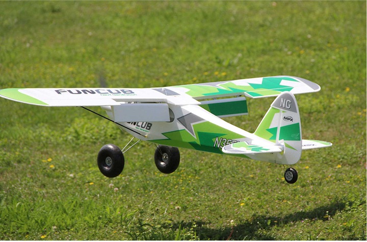 Immagine prodotto Multiplex RR FunCub NG 1410mm ala alta ARTF verde (Motore multiplo)
