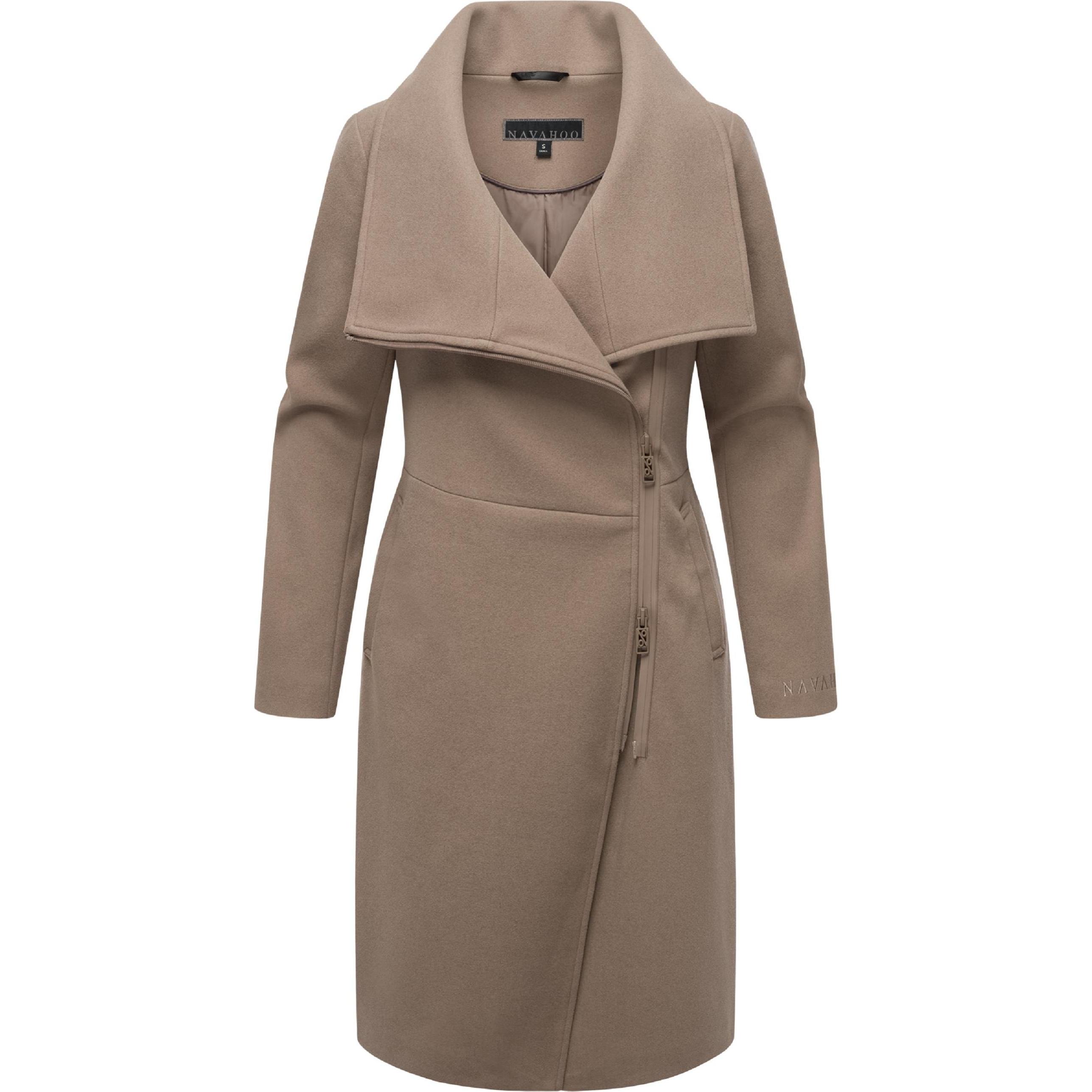 Navahoo, Damen, Jacke, Samtrose 14 (S), Grau, S