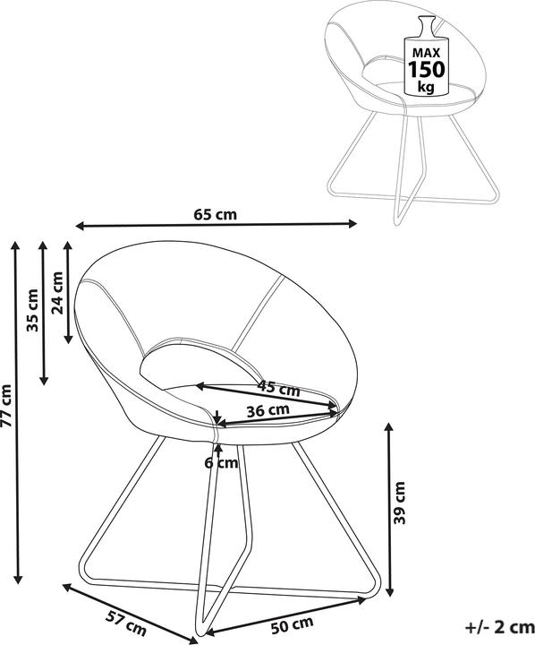 Image du produit Beliani Rachel