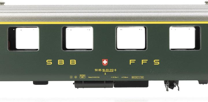 Actual product image Piko SBB EW I 1st class green, old writing Ep.IV (Track H0)
