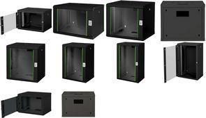 Produktbild Digitus 48,3cm 19Zoll Wandschrank 7HE schwarz Groesse HxBxT 420x600x450 mm (7 HE, 19 Zoll Rack)