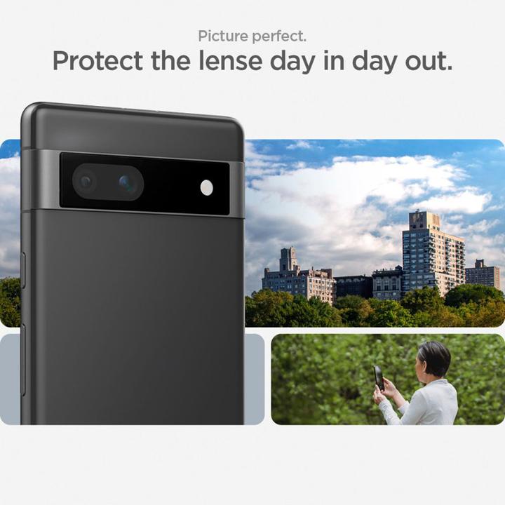Actual product image Spigen Optics cover (1 Piece, Google Pixel 7a)