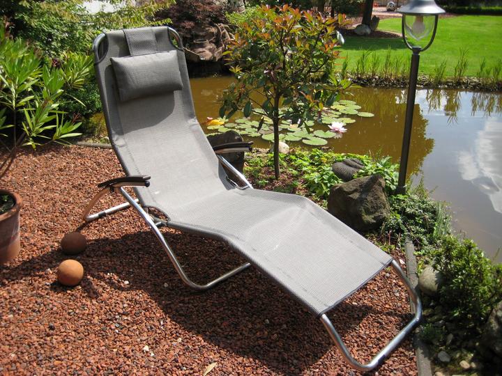 Actual product image Leco Edelstahl-Kippliege ELEGANCE (177 cm)