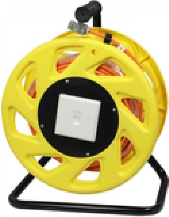 Produktbild Synergy 21 Kabeltrommel, CAT6A, 50m, CAT7A Rohkabel S-STP(S/FTP), mit 2x Buchsen RJ45(CAT6A), LSZH (S/FTP, CAT7a, 50 m)
