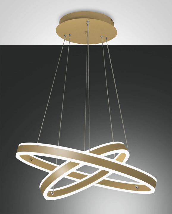 Immagine prodotto Fabas Luce 374345225LEDLampada a sospensione Palau oro opaco 110W (11780 lm)