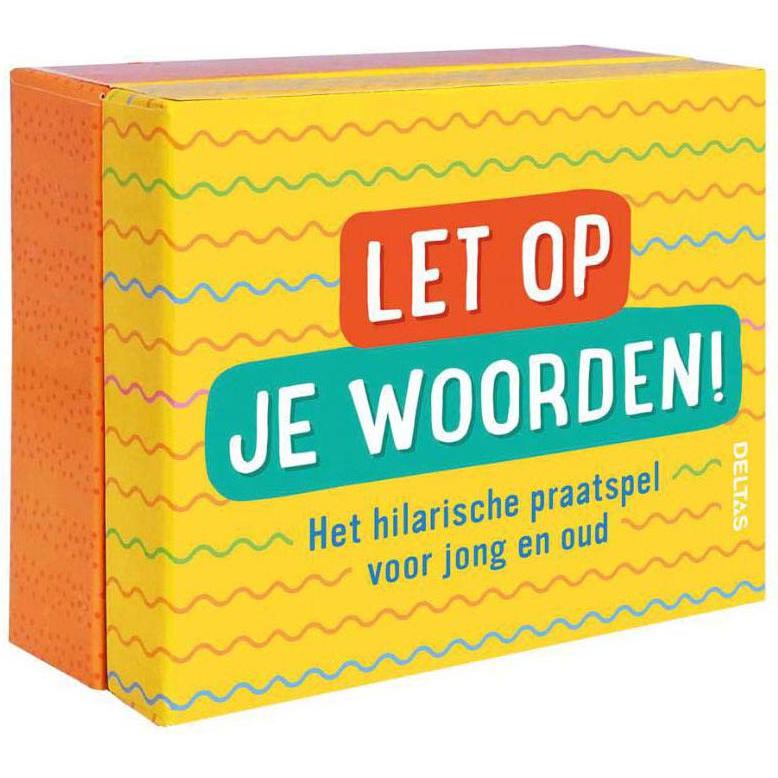 Deltas Multicolore Achten Sie Auf Ihre Worte! Kartenspiel