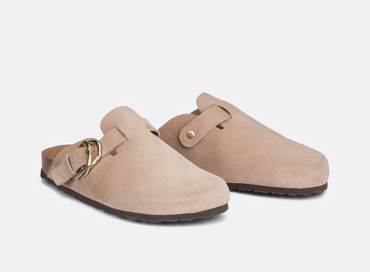 Produktbild La Redoute Collections Pantoletten aus Veloursleder (36)
