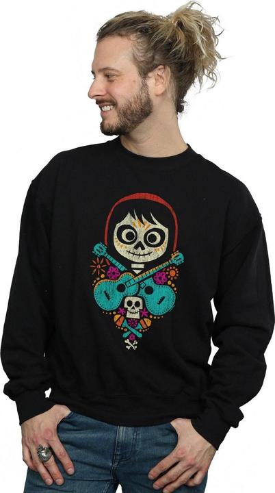 Actual product image Disney Mens Coco Miguel Crossed Guitars Sweatshirt (5XL)