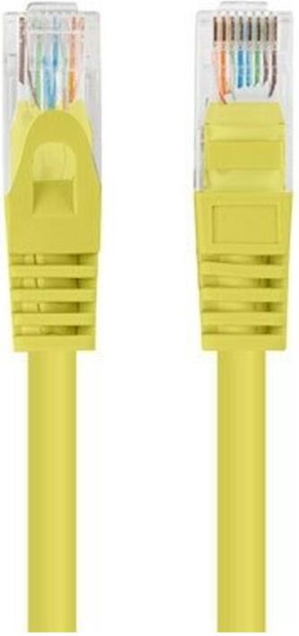 Produktbild Lanberg Patchcord Cat.6 UTP 1m yellow 10 (U/UTP, CAT6, 1 m)