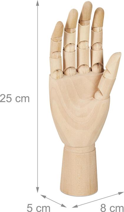 Produktbild Relaxdays Holzhand