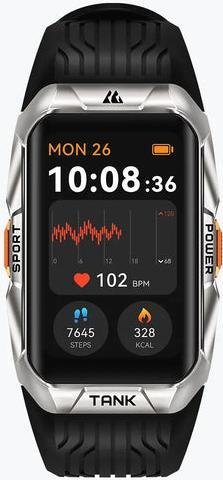 Produktbild Kospet Smartwatch Tank X2 Ultra Silber, Touchscreen: Ja (34 mm)