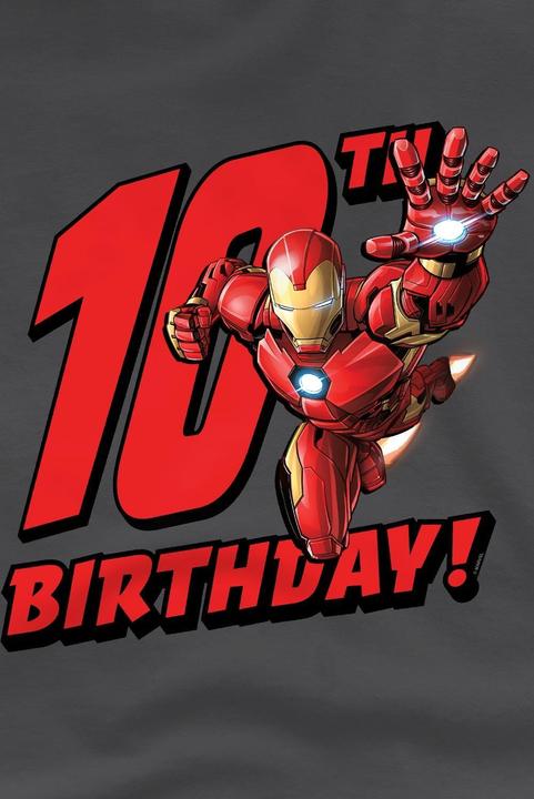 Produktbild Iron Man TShirt 10. Geburtstag (104)