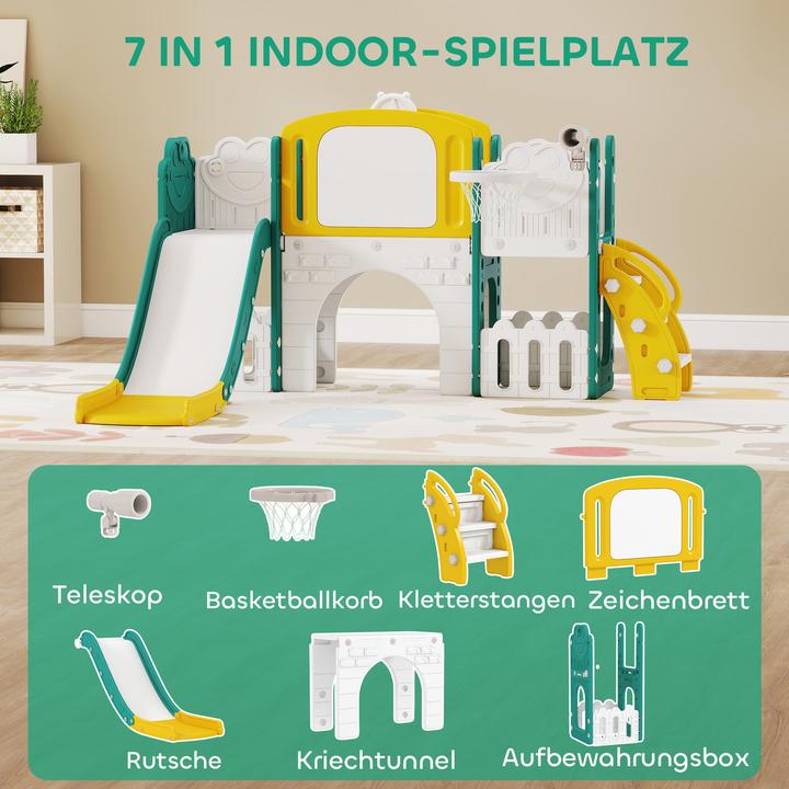 Actual product image Aiyaplay Kinderrutsche HDPE Gelb