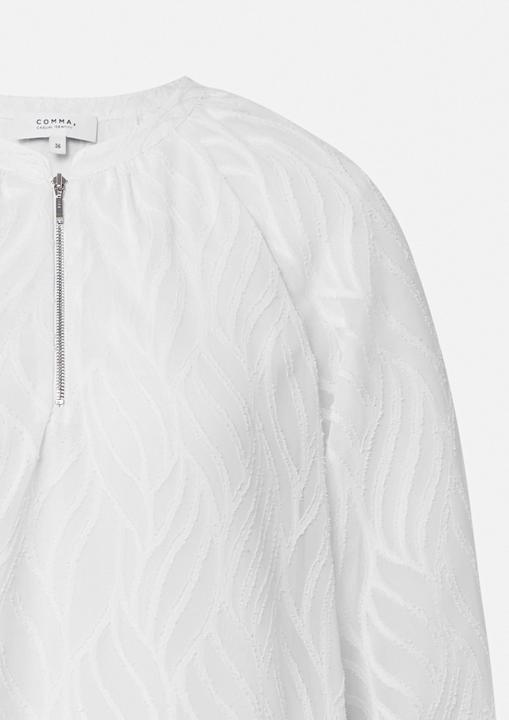 Produktbild Comma Bluse Gemusterte Chiffonbluse mit Futter (40)