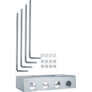 Hager, Elektroauto Ladezubehör, Bodensockel XEV428 für Standfuss XEV426