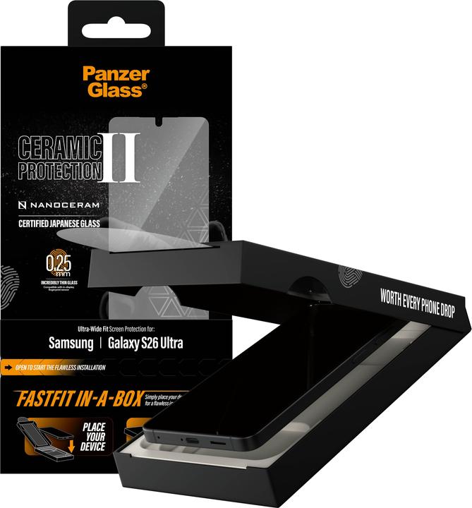 Produktbild PanzerGlass Ceramic Protection (1 Stk., Samsung Galaxy S26 Ultra)