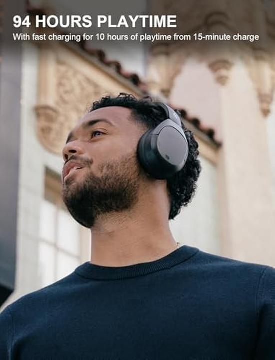 Actual product image Edifier W830NB wireless headphones (black) (ANC, 94 h, Cable, Wireless)