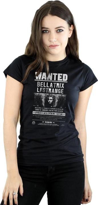 Immagine prodotto Maglietta in cotone da donna/ragazzo Bellatrix Lestrange Wanted Poster (XXL)