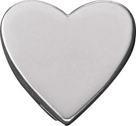 Actual product image Moleskine Pin Heart Silver (No binding)