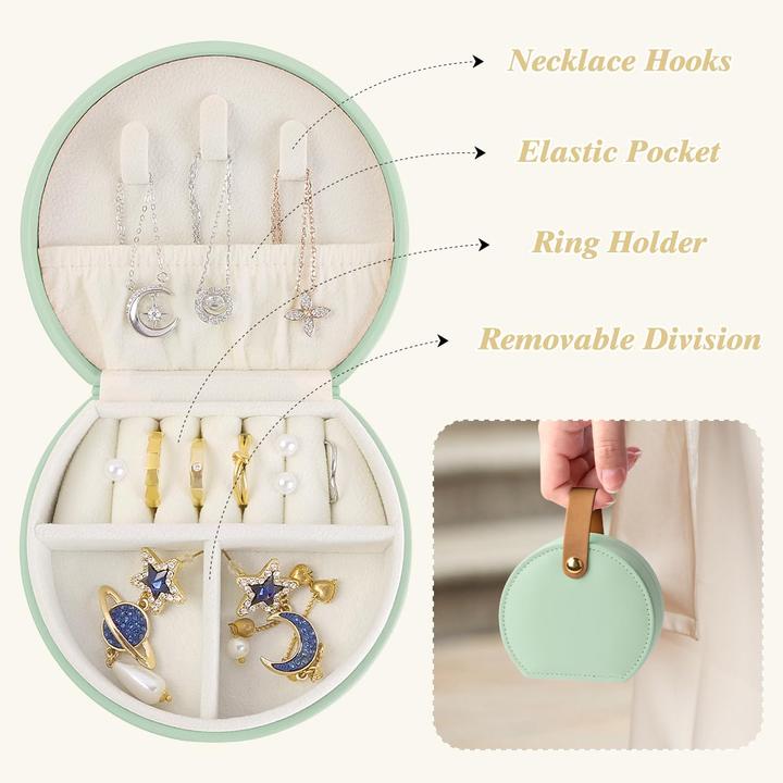 Produktbild Only-Bags.Store Reiseschmuckkästchen, kleines Reiseschmuckkästchen