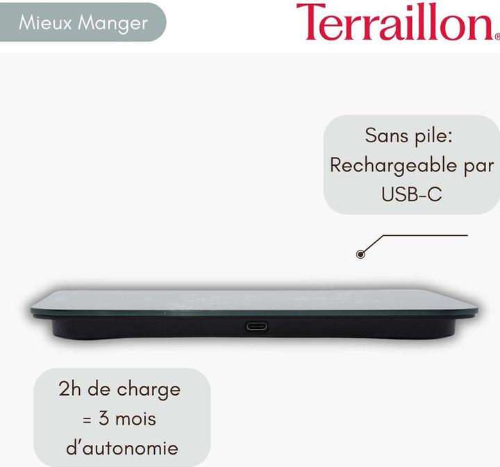 Image du produit Terraillon Küchenwaage Smart Aqua Resist
