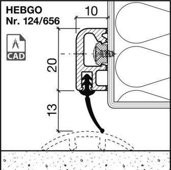 Image du produit Hebgo Profilés de maintien 124/126