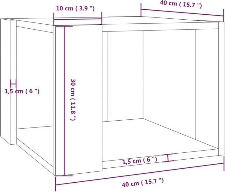 Produktbild vidaXL Couchtisch